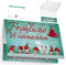 Weihnachtskarten Set (12 Stück) WEIHNACHTSMÜTZEN - lustige Klappkarten - ideal privat & geschäftlich - Frohe Weihnachten Karten von BREITENWERK
