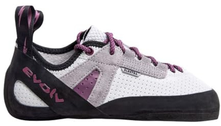 EVOLV Elektra Lace Climbing Shoes - Women's Silk White/Grape 6