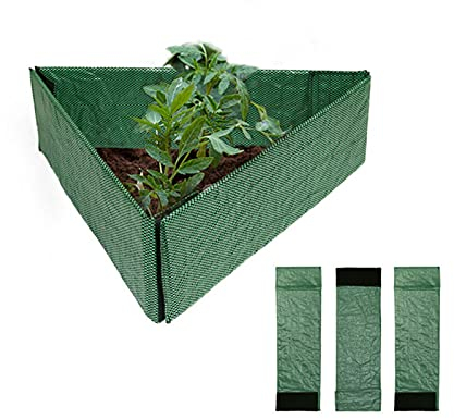 Brawdress Garteneinfassung, dekorative Beeteinfassung, Selbstmontage, Landschaft, Pflanzen, Beethalter, Platten zum Einstecken von Terrassen für den Außenbereich, 15 x 50 cm