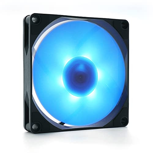 Scythe Kaze Flex - Ventilador RGB delgado de 92 mm, PWM 300-2500 RPM, sin controlador incluido