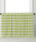 A.Monamour Cortina Cocina Ventana Puerta Corta Pequeña Verde Casa De Campo con Patrón De Cuadros Bolsillo para Varilla Panel Cenefa Rustica Bistro para Dormitorio Café Baño Habitación Terraza