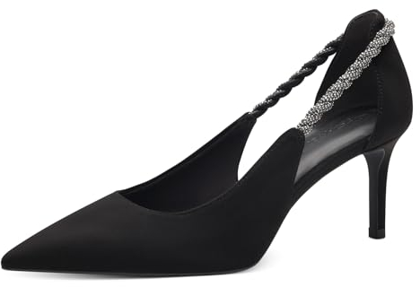 Tamaris Damen Pumps, Schwarz, 38 EU