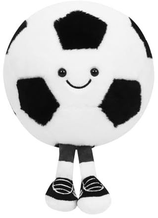 Capaneus Plüsch Football,Fußball Kuscheltier,weiche Flauschige Fußball Sitzkissen,Fußball Plüschtier Spielzeug,Fussball Geschenke Jungen,Geschenk Für Fußball Liebhaber und Jungen Mädchen