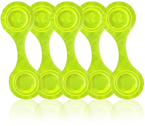 Fosoloni 5 Stück Magnetische Reflektoren, Kinder Reflektoren Clips Anhänger, Flex Clips Reflektoren, für Rucksack, Kleidung, Hund, Joggen, Fahrrad usw, Salzmann Magnet Clip (pornografische)
