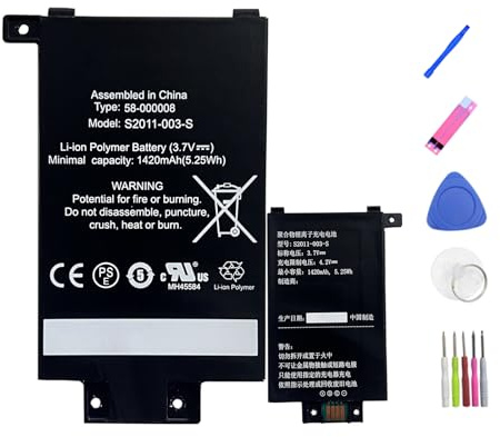 HIGHAKKU Replacement Lithium Ion Battery 58-000008 Compatible with MC-354775-03 58-000008 EY21 Watch Phone