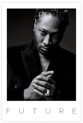 GUyfam Future Poster Rapper Poster Leinwand Poster Schlafzimmer Dekor Sport Landschaft Büro Zimmer Dekor Geschenk 30 x 45 cm