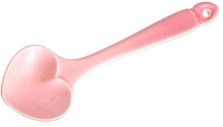 Zerodeko Cucchiaio a Forma Di Cuore in Ceramica Per Dessert e Tè Elegante e Facile Da Pulire Per Uso Quotidiano e Ristorante