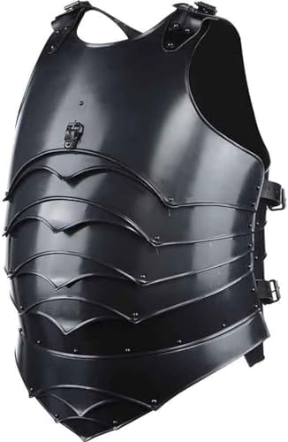 ANTIQUEMEDIEVAL Blackened Rikomer Cuirass Medieval Breastplate Torso Armour - Medium