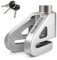 ROCKBROS Candado Moto Disco sin Alarma de Acero Inoxidable, Pinza Antirrobo Alta Seguridad Impermeable para Moto Bicicleta Scooter