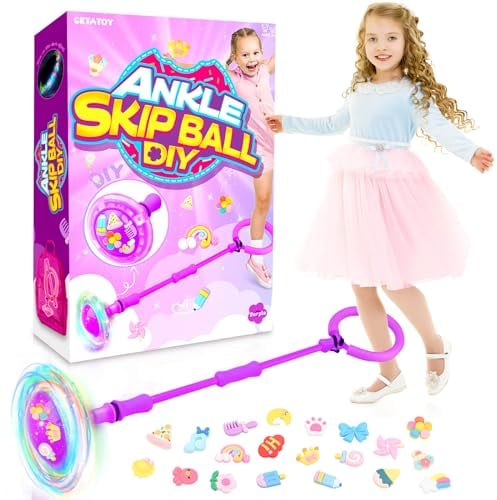 Getatoy Toys for Kids, Ankle Skip Ball Toy for Children Age 3+