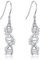 Spiral DNA Ohrringe Sterling Silber Doppelhelix Hängende Chemie Ohrhänger Wissenschaft Biologie Schmuck für Damen