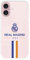 Real Madrid 1902 Transparent Case for iPhone 16 to Protect Your Mobile Phone, Flexible Silicone Layer with Official Real Madrid License