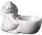 zwxqe Portauovo, Portauovo di Pasqua, Portauovo in ceramica, Portauovo creativo coniglietto, Portauovo coniglietto, Portauovo con statua di coniglietto, Portauovo per colazione di Pasqua,