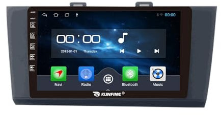 Quad Core 4G+64G Car CarPlay Android Auto 9 IPS Display Navigation Stereoanlage Touchscreen Haupteinheit Pad Tablet Rückfahrkamera GPS Radio Media Player für Subaru Legacy Outback 2015-2018