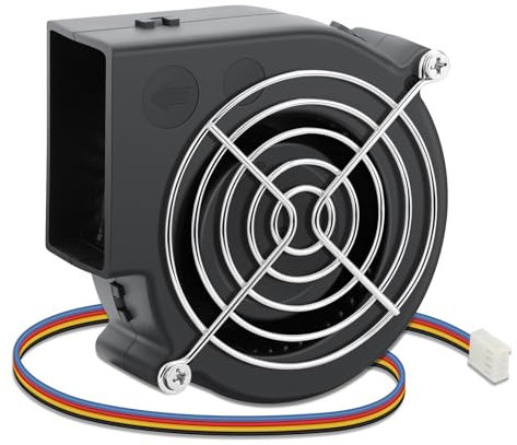 Wathai 97mm x 33mm 9733 12V DC Brushless Small Blower Fan 4Pin PWM High Airflow Centrifugal Cooling Fan, Dual Ball Bearing, for Inflatable, Turbo Glass Car Blower, Wind Machine, Cooler