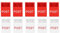 Decorative Mailbox Wooden Outdoor Furniture Mini Home Decor Craft White and Red 10Pcs for Kids Playhouse Garden Decoration