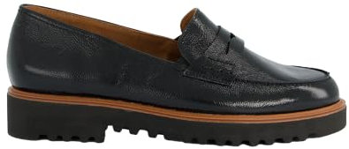 Paul Green Slipper & Mokassin 2694-128, Lack/Brush, Schwarz, Damen EU 7/40,5