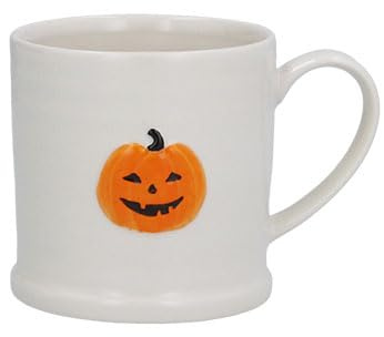 Gisela Graham Halloween Pumpkin Stoneware Mug