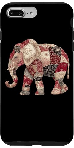Patchwork Elephant Boho Floral Ethnic Mandala Case for iPhone 7 Plus/8 Plus