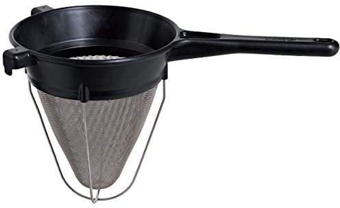 Matfer Bourgeat Chinois 8 pouces/203 (Dia) mm, poignée en exoglass résistant à la chaleur, tamis conique pour purées de soupes, usage professionnel et domestique, W693