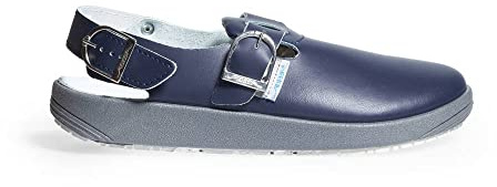 Abeba Clog 9150 - rubber Glattleder marine, küchengeeignet, zertifiziert
