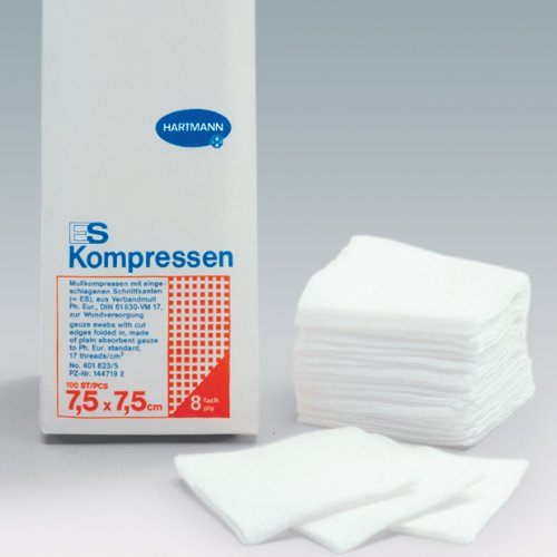 ES-Kompressen unsteril, 8fach, 10 x 10 cm