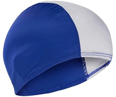 Beco Beco Beermann GmbH & Co. KG Herren Textil-Schwimmhaube Kappe, blau/Weiß, One Size