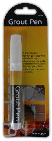 Reviver Stick White Grout Pen - Kitchen Shower Tile Bathroom Lines Clean Tiles