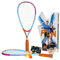 Speedminton 505586 FUN Set - Alternative zu Beachball/Federball inkl. 2 HELI Speeder für Strand, Park, Garten, HELLBLAU/ORANGE