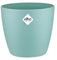elho Brussels Round 18 - Flower Pot for Indoor - 100% recycled plastic - Ø 18.3 x H 16.8 cm - Green/Mint