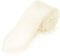 Oblique Unique schmale Krawatte, Farbe wählbar (Creme)