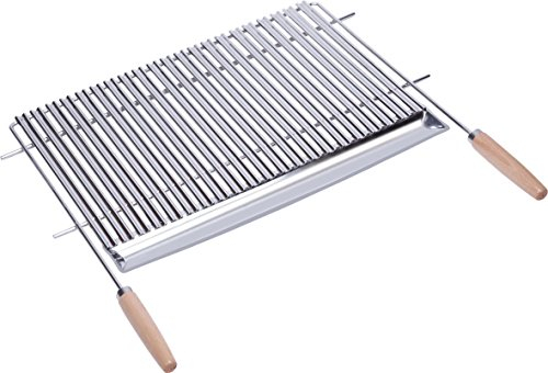IMEX EL ZORRO 71653 Griglia Barbecue Inox 80x44 cm