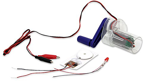 Betzold - Handdynamo, einfache Stromerzeugung - Handkurbel Physik Experimente