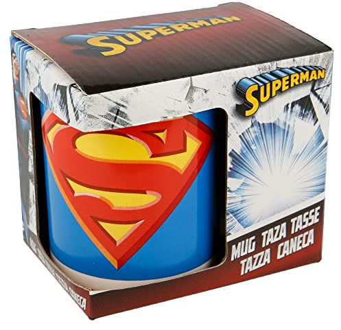 TAZA CERAMICA 325 ML CON CAJA | SUPERMAN ICON