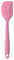 L-FENG-UK Round Angled Head Heat Resistant Soft Flexible Silicone Spatulas for Scraping Baking Cooking Decorating (Pink)