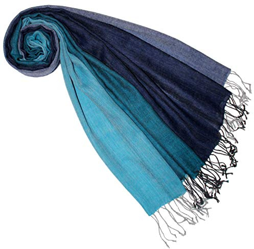 Lorenzo Cana Luxus Pashmina Schal Schaltuch 50% Kaschmir 50% Wolle vom Merino-Lamm Wolle Kaschmirschal Gewebt Damenschal Frauenschal