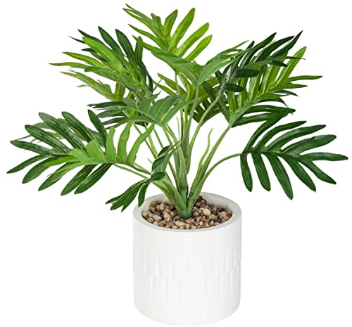 Atmosphera - Palmier Artificiel Etnik - Pot en Ciment - H29 cm