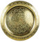 Casa Moro - Vassoio Rotondo Marocchino Karam, Ø 40 cm, in Ottone, Stile Orientale, Colore Oro