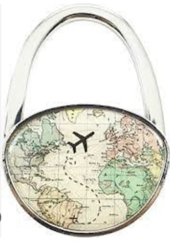Legami Hang0001, Gancio Porta Borsa Maps Unisex, Multicolore, M