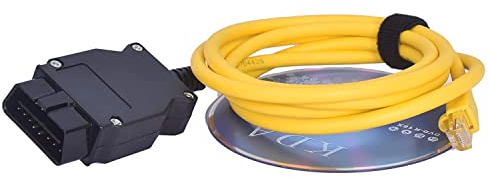 AntiBreak Ethernet enet obd2 Kabel rj45 E-SYS Adapter 2M Compatible f Serie für BMW