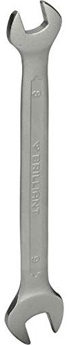 BRILLIANT TOOLS BT010901 Doppel-Maulschlüssel, 8 x 9 mm [Powered by KS TOOLS]