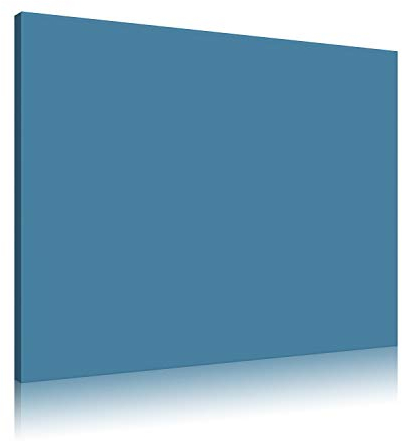 Akustikbild AbsorPic Stoff Farbe Blau | Premium Schall Absorber verbessert die Raumakustik | Viele Größen und Farben | 100 x 200 x 3cm | Made in GERMANY, Köln