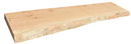 Quincadeco Planche Chene Massif Bord Naturel 100x19 cm