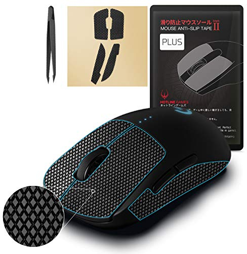 Hotline Games [ Grip Upgrade 2.0 Plus Anti Slip Grip Tape Compatible With Logitech G Pro Wireless Mouse Skins, Cut to Fit, Easy to Apply
