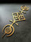 kh Teile Wanddeko Sigil of the Cosmos Nordisch Holz 80 cm XXL Wandbild Skandinavis Keltisch Deko Dekoration Wand Tür Türdeko Fensterdeko Holzdeko Geschenk Groß, mit Glanzeffekt