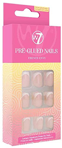 Faux Ongles Pré-collés - French Envy - W7 - Faux Ongles - Beige 24 Unités
