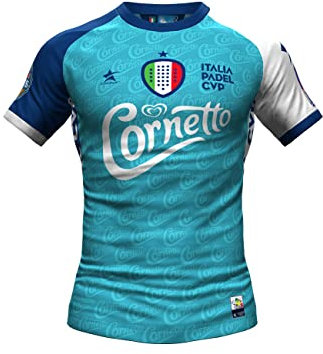 TOP PLAYER Italia Padel Cup trickot (DE/NL/SE/PL, Alphanumerisch, XXL, Regular, Regular, Himmelblau)