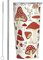 Kaireno Mushroom Tumbler Field Plants Leaf Stainless Steel Insulated Tumblers with Lid Straw Reusable Mushrooms Coffee Travel Mug Drinking Water Wine Cups Birthday Gifts for Women 20 Oz
