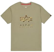 Alpha Industries Herren Alpha Industries Camo Pp T T-Shirt für Herren T-Shirt (1er Pack)