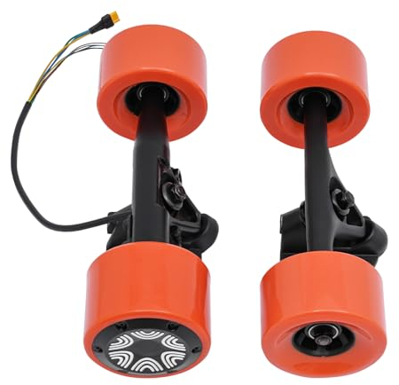 Xigner Skateboard elettrico Truck Hub Motore, 250 W, senza spazzole e skateboard, per skateboard elettrico, speed skateboard per longboard, modifica skateboard per ragazzi e ragazze (arancione)